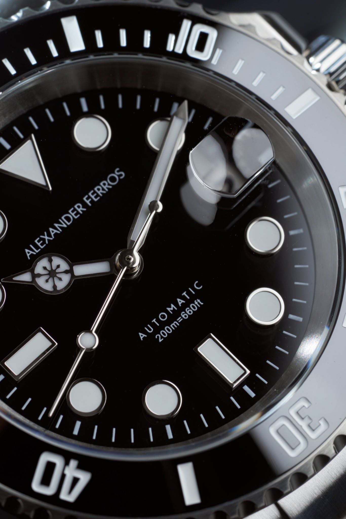 Alexander Ferros Diver - Black Ceramic